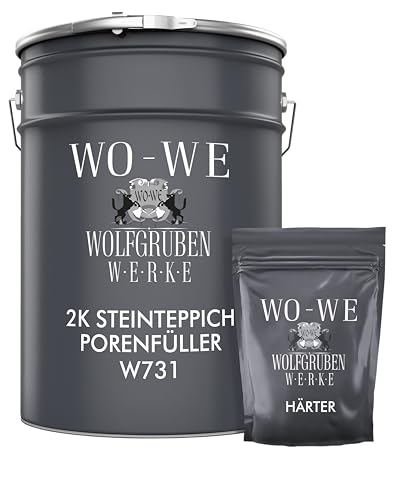 2K Epoxidharz Steinteppich Porenfüller Bodenbeläge Steinboden Treppe W731-3Kg