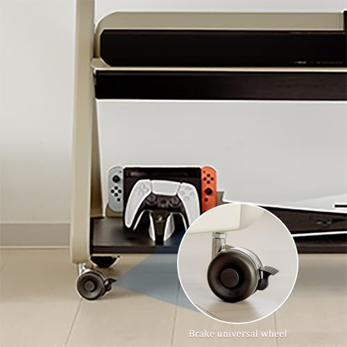 Soporte móvil para TV con ruedas, ajustable para 50-75 pulg miniatura 6