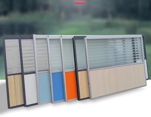 Écran de bureau anti-reflet avec clôture en verre et aluminium - 4