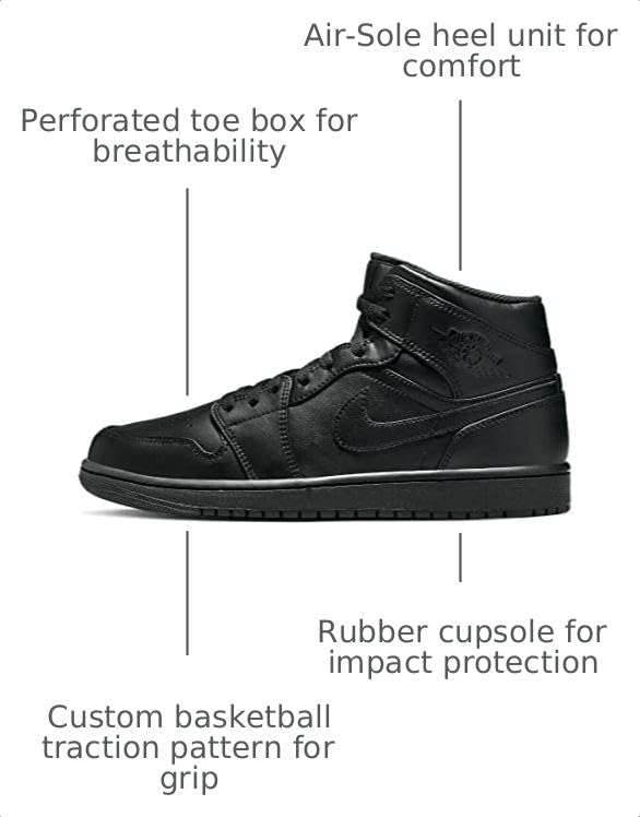 Image of Nike Men's Air Jordan 1 Mid Sneaker