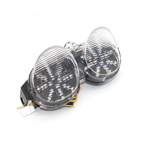 Piloto trasero con señal de giro integrada para Yamaha YZF-R6 2001 2002 LED