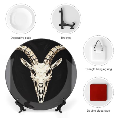 Plato decorativo de porcelana hueso de 6 pulgadas miniatura 3