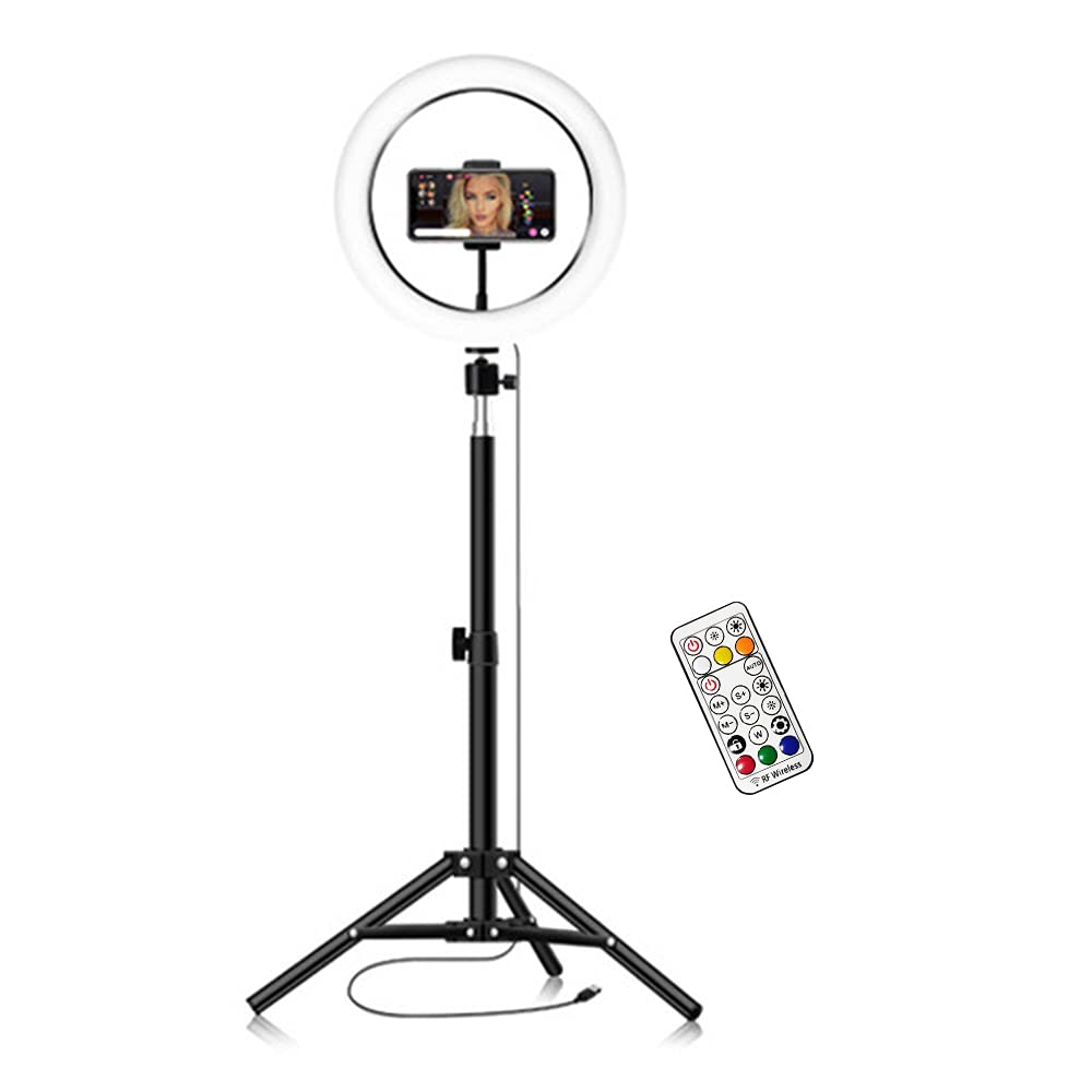 Anneau Lumineux LED 10 Pouces Luminosité Réglable