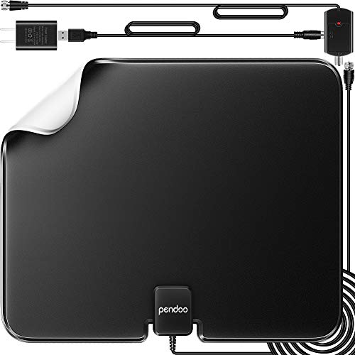 TV Antenna, Pendoo HD TV Antenna for Digital TV Indoor, 130 Miles Range