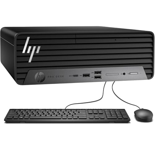 HP Compact Core-i7 ビジネスデスクトップ ? 64GB RAM ? 2TB SSD | ProDesk 400 G9 スモールフォームファクター、4K、Type-C、RJ-45、有線キーボードとマウスをサポート、Windows 11 Pr