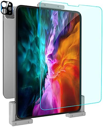 Filmture Anti-Glare Anti-Blue Light Screen Protector for iPad Air 4 10.9-Inch, iPad Pro 11-Inch All Models, Face ID Compatible, Tempered Glass Film, 9H Hardness - Anti-Fingerprint - Anti-Scratch Screen Protector with Camera Lens Protector and Film Applicator Kit