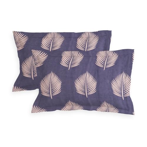 Image of RD TREND Super Soft Printed Microfiber Waterproof Pillow Covers, 18x28 Inch, Set of 2 (2, Grey Tree)