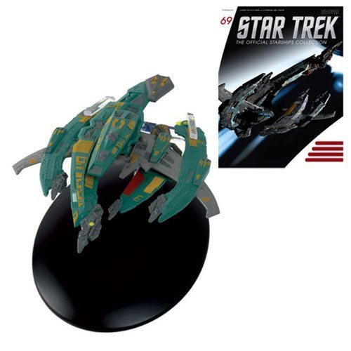 Star Trek Starships Breen Warship Die-Cast Vehicle with Collector Magazine #69 -  Eaglemoss Publications, FEB162497