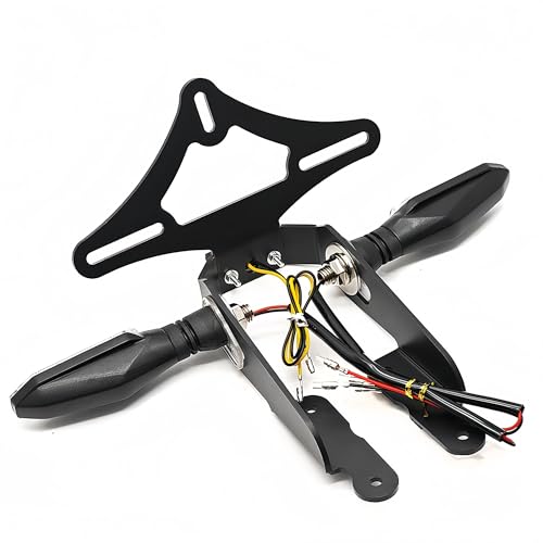Support de plaque d'immatriculation moto Ninja 650 anti vibrations ajustement parfait