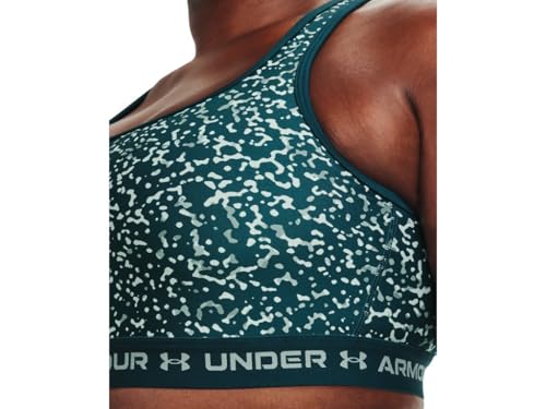 Image of Under Armour Crossback Mid Impact Heather Bra