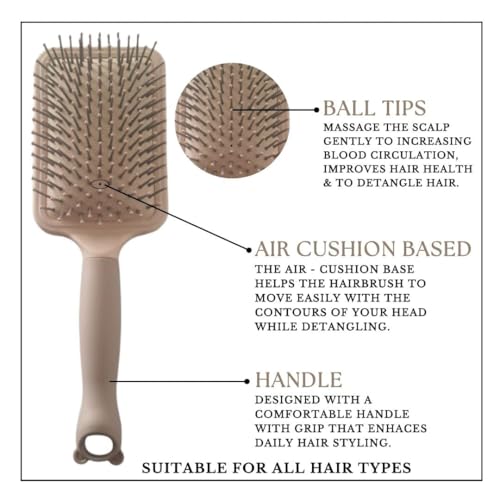 Image of Dandruff Removal Self-Cleaning Comb Anti-Dandruff Scalp Massager Comb Anti-Static Massage Comb Detangling Hairbrush for Adults & Kids - Self-Cleaning Hairdressing Brush Smooth & Tangle-Free Hair (P-MULTI)