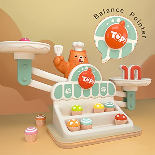 Image of BRIGHT BUDGET Math Game for Kids, STEM Toys for 3 Year Old Girls, Kids Gifts, Balance Counting Toys, Educational Learning Toys