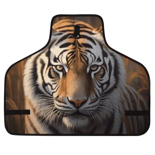Delantal de trabajo Tiger Tool con 8 bolsillos negro miniatura 1