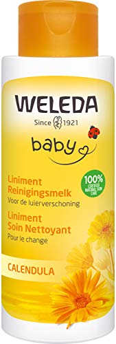 Weleda - Bebé Linimento Leche Limpiadora para Cambiar Pañales, con Caléndula - 400 ML