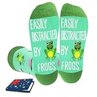 AURIXTAL Frog Gifts for Women Men, Frog Socks, for Animal Lovers