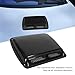 Aramox Hood Air Intake Cover, Hood Scoop Vent Bonnet Cover Decorative Air Intake Covers with Self Adhesive Design for Cars(Bright black)