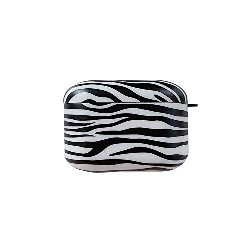 Xinbalove Case Compatible With Airpods Pro Wild Cool Zebra Print Carrying Case Clear Soft Tpu Shockproof Durable Frame Stylish Earphone Protective Skin With Keychain/Strap/Earhooks #TOP18