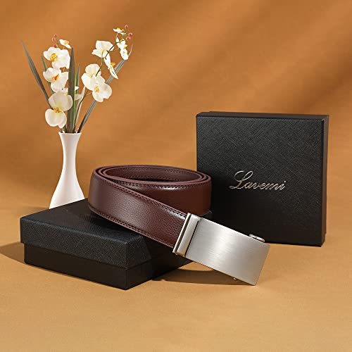 Image of Lavemi Men's Real Leather Ratchet Dress Casual Belt, Cut to Exact Fit,Elegant Gift Box