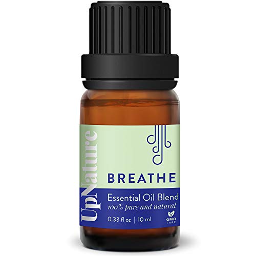 Breathe Essential Oil Blend - 100% Pure and Potent Essential Oil - Opens Sinuses - Breathe Easy for Allergy & Sinus Relief - Peppermint & Eucalyptus Oil Blend for Diffuser Aromatherapy & Topical Use