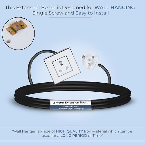 Image of Extension Board Heavy Duty Multi Socket 15A /16A /20A (2500 Watts 6A Small Plug, 2 Meter)