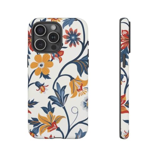 Coque iPhone 15 Pro Max fleurie vintage pour sublimer vos looks d'été