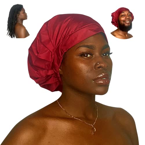 TTAT Shower Cap Extra Large for Men & Women With Braids, Locs, Afro, Coily, and Long Hair, Waterproof, Washable - Image 2