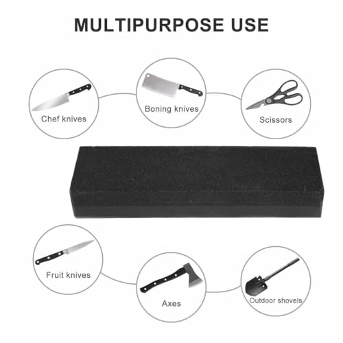 MAXPERKX 6" Knife Sharpening Stone Dual Side Fine Medium Grit Sharpener Whetstone Double Sided Blade Cutlery Combination Wet Chisel Tool 150/240 Grain 150mm 9 MAXPERKX 6" Knife Sharpening Stone Dual Side Fine Medium Grit Sharpener Whetstone Double Sided Blade Cutlery Combination Wet Chisel Tool 150/240 Grain 150mm - Image 9