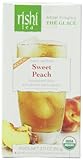 Rishi Tea Organic Sweet Peach Iced Tea, 2.11 Ounces Box