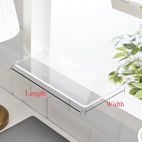 Window Sill Extender for Plants - Waterproof Plastic Shelf, Modern Minimalist Design, Perfect for Home Decor and Indoor Plant Display, Space-Saving Solution.