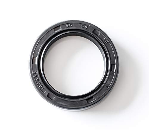 EAI Oil Seal 35mm X 50mm X 10mm (2 PCS) TC Double Lip w/Spring. Metal Case w/Nitrile Rubber Coating