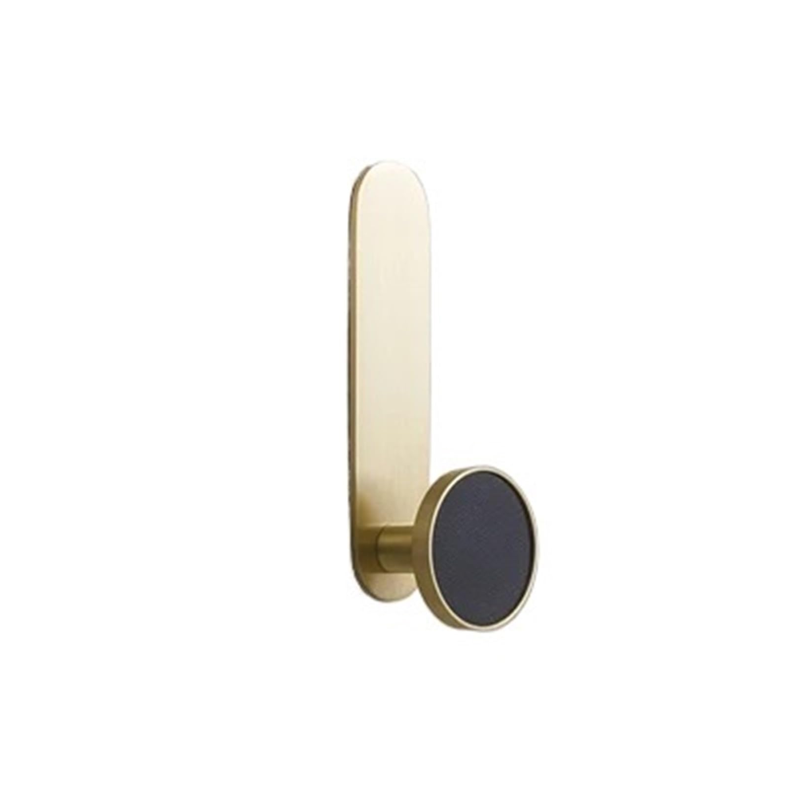 Yxinaer One Color Brass Plated Single Robe Hook Golden Coat Robe Hook Brass Hooks
