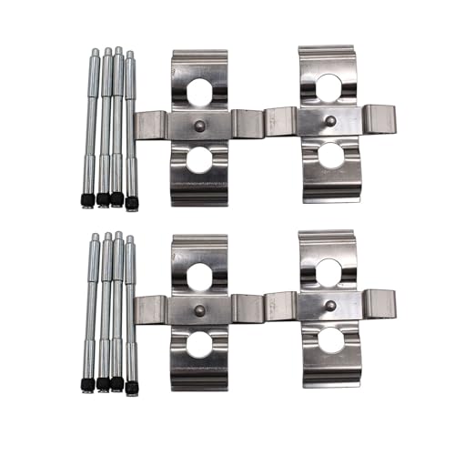 2 SET SHLPDFM Front Brake Pad Fitting Kit Pins Anti Rattle Springs MBA1296, 109-1296, KIT1021 Fits for PEUGEOT 406 COUPE BREMBO