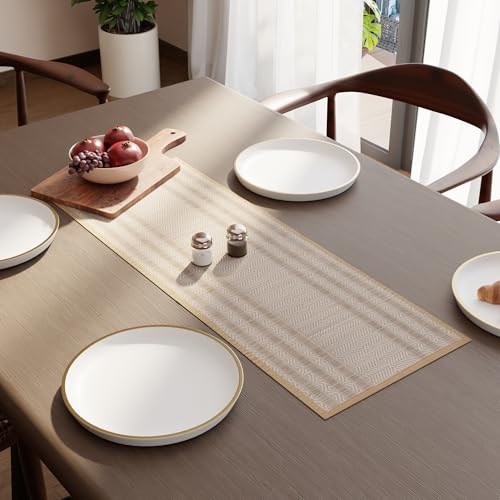 Image of Encasa XO Dining Table Runner 4 Seater, Handcrafted Madurkathi River Grass
