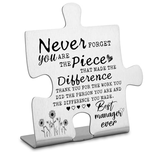 Thank You Manager Appreciation Plaque DX138