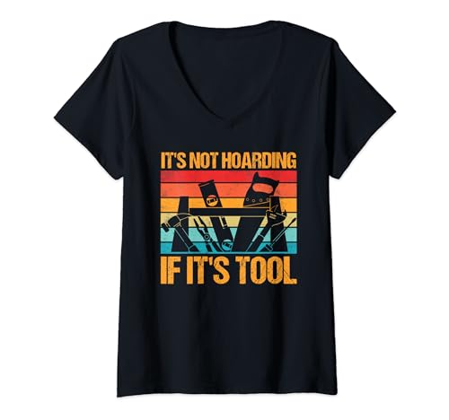 Carpenter - It's Not Hoarding If It's Tools Camiseta Cuello V