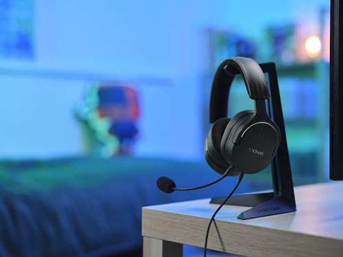 GXTrust 490 Fayzo Cuffie Gaming USB con Audio Surround 7.1, Driver 50 mm, 85% Plastica Riciclata, Illuminazione RGB, Over-Ear Cuffie con Microfono Noise Cancelling per PC PS5 - Nero - Cuffia gaming - Immagine 10