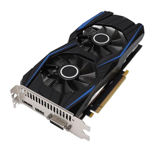 Image of 4GB GDDR5 128 Bit GPU Graphics Card, Dual Fan Cooling with HDMI,DVI,DisplayPort, PCI Express 3.0 x16 Computer Video Card for PC Gaming & 4K Support