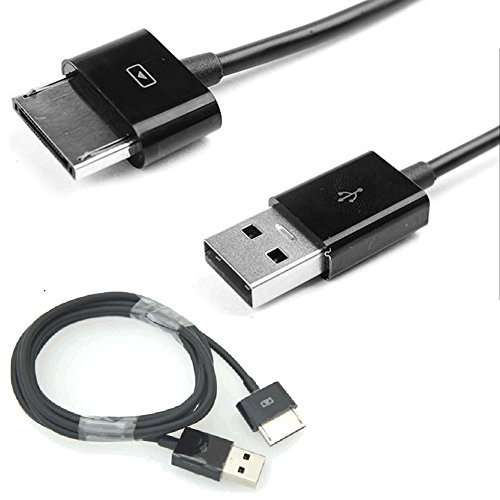 TECHGEAR Câble USB Chargeur/Transfert de Données Synchronisation pour Appareils Asus VivoTab RT TF600 TF600T, Transformer Pad TF701T, VivoTab TF810C