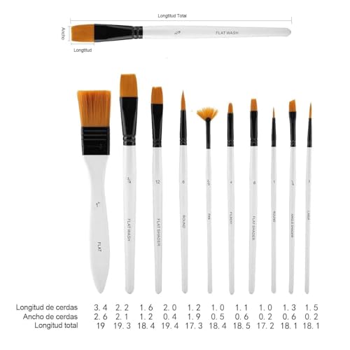 Catálogo de Sets de pinceles y brochas para comprar online. 11 Sets de pinceles y brochas marca John (2)
