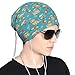 Fashion Quick Dry Golden Doodle Floral Dog Face Cover Scarf, Balaclava Ski Mask, Neck Gaiter Mask for Riding Motorcycle Cycling