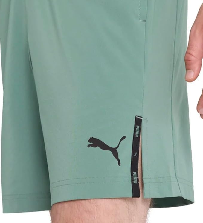 PUMA Men's Lightweight Active Woven Short (US, Alpha, Large, Regular, Regular, Green)