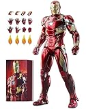 Terrals 10th Anniversary 7 Inches (1/10) Deluxe Collector Superhero Action Figures Metal Painting 20 Joints Movable Model Toys (MK46)