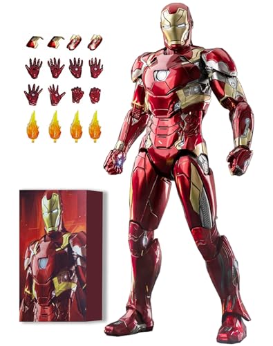 Terrals 10th Anniversary 7 Inches (1/10) Deluxe Collector Superhero Action Figures Metal Painting 20 Joints Movable Model Toys (MK46)