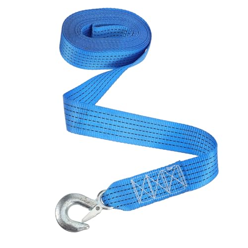 NAMOARLY Trailer Traction Rope 6 Winch Strap Boat Winch Belt Heavy Duty Tow Rope