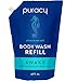 Puracy Natural Body Wash Refill, Citrus & Sea Salt, Bath & Shower Gel for Men and Women, 64 Ounce