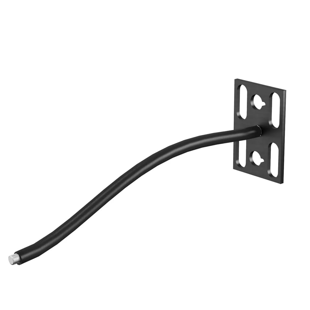 Support de montage pour panneau solaire 25,4 cm avec col de cygne réglable et base universelle