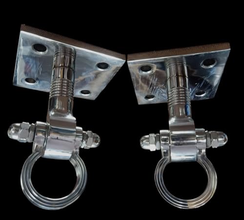 Image of Pure Stainless Steel HI-Grade Quality Life TIME WARRENTY, Ceiling KADA Swing, Patio 16MM Rod with Weight Capacity of 2000KG, (Pack of 2PCS) Strong and Sturdy