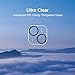 Ailun 3 Pack Camera Lens Protector for iPhone 15 / iPhone 14 ＆ iPhone 15 Plus/iPhone 14 Plus,Tempered Glass,9H Hardness,Ultra HD,Anti-Scratch,Case Friendly,Does not Affect Night Shots