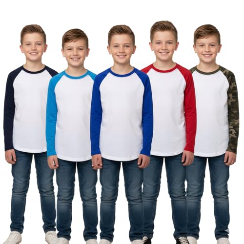 T Shirt Raglan Enfants Costume de Déguisement et Idée Cadeau Idéale Anniversaire