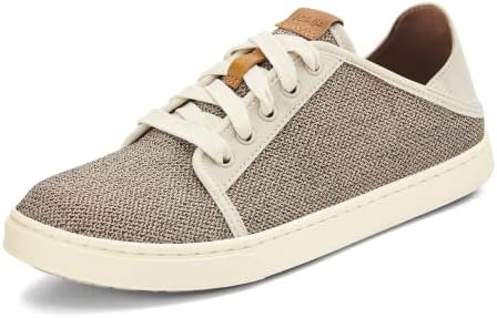 OLUKAI Pehuea Li Women's Slip On Sneakers, Casual Everyday Shoes with Drop-in Heel & Breathable Mesh Design, Lightweight & All-Day Comfort, Tapa/Tapa, 10